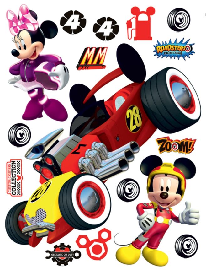 Gyerek öntapadó matrica DK 2307, Disney, Mickey a Minnie, AG Design