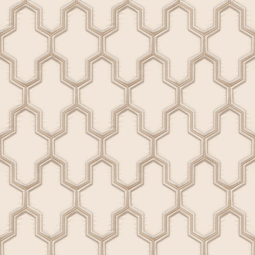 Luxus vlies geometrikus tapéta WF121022, Wall Fabric, ID Design 