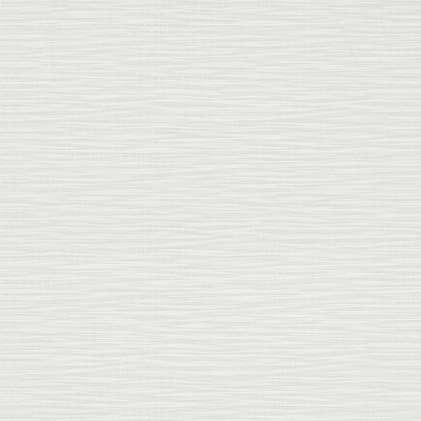 Luxus fehér-szürke vlies tapéta, szőtt raffia minta 33322, Botanica, Marburg