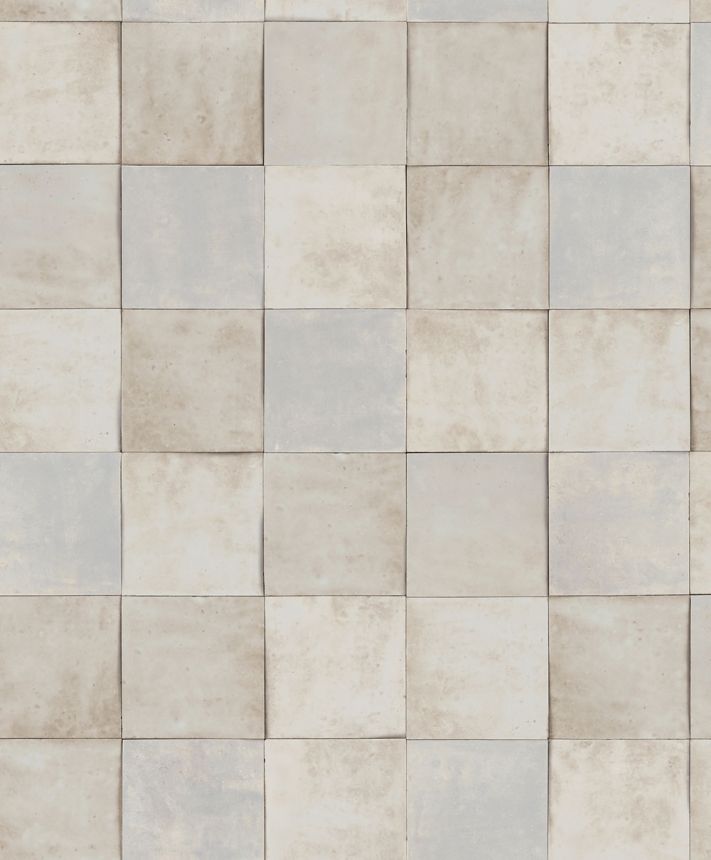 Szürke-kék geometrikus vlies tapéta 45711 Zellige, Marburg