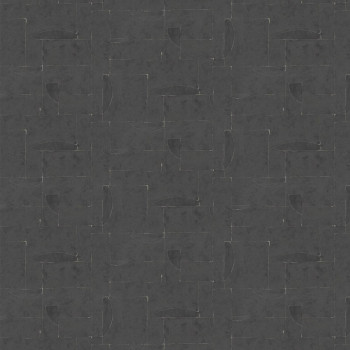 Luxus fekete vlies tapéta vinil felülettel 33722, Papis Loveday, Marburg