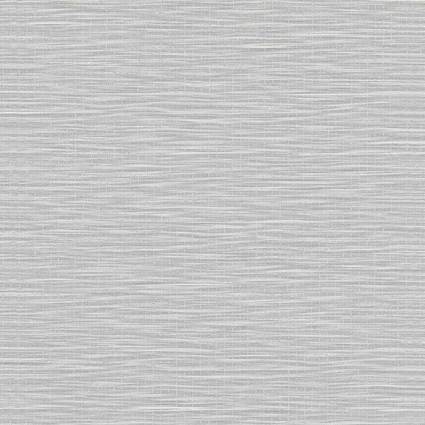 Luxus szürke-fehér vlies tapéta, szőtt bambusz halszálkás mintával 33323, Botanica, Marburg