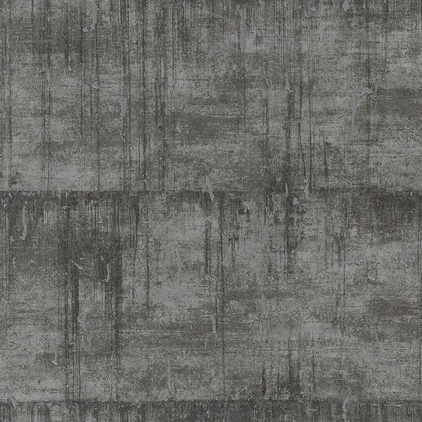 Vlies fekete-ezüst beton tapéta 33237, Natural Opulence, Marburg