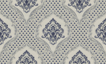Luxus kék-ezüst vlies barokk tapéta, GF62033, Gianfranco Ferre´Home N.3, Emiliana Parati