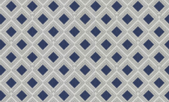 Luxus kék-ezüst geometrikus vlies tapéta, GF62062, Gianfranco Ferre´Home N.3, Emiliana Parati