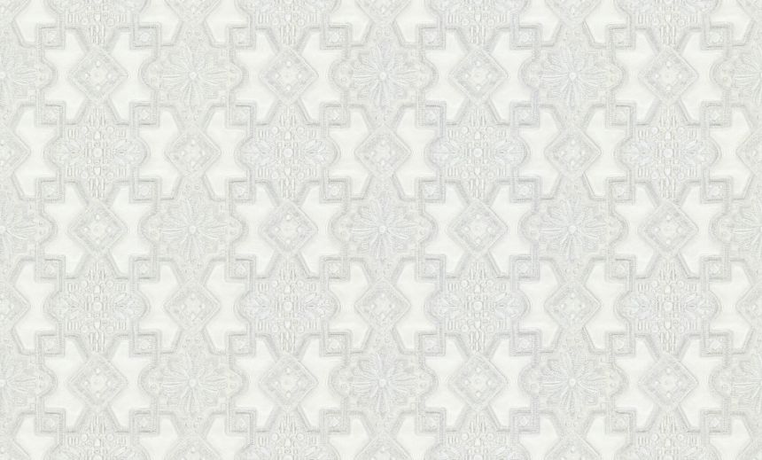 Luxus fehér-ezüst vlies tapéta ornamensekkel, 86009, Valentin Yudashkin 5, Emiliana Parati