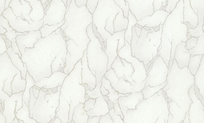 Luxus fehér-ezüst vlies tapéta, kőutánzat, 86028, Valentin Yudashkin 5, Emiliana Parati