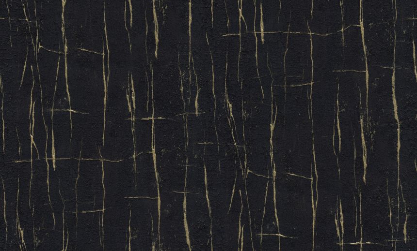 Luxus fekete vlies tapéta, repedezett vakolat utánzata, 86051, Valentin Yudashkin 5, Emiliana Parati