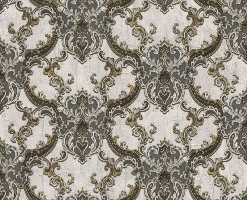 Luxus ezüst-barna vlies barokk tapéta, 86061, Valentin Yudashkin 5, Emiliana Parati