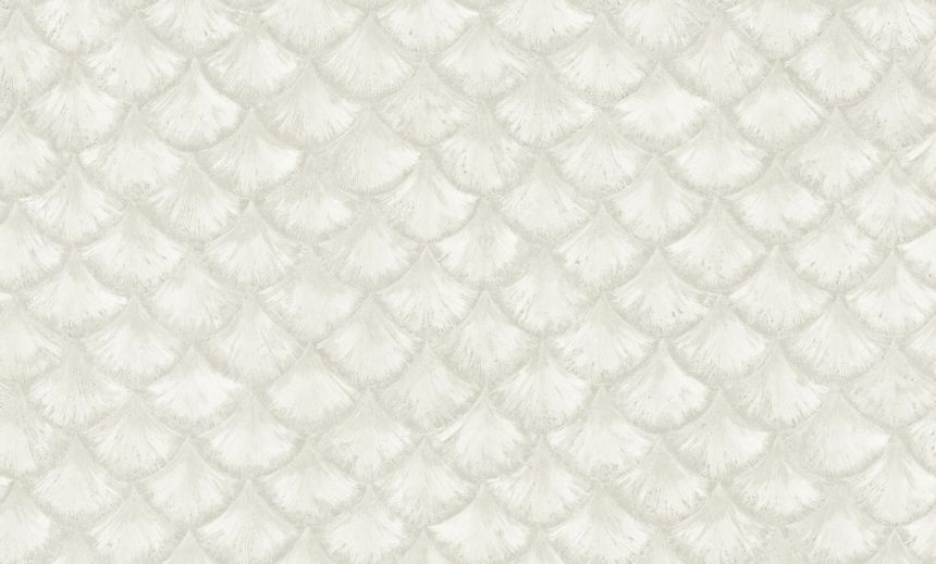 Luxus krém-ezüst vlies tapéta geometrikus mintával, 86095, Valentin Yudashkin 5, Emiliana Parati