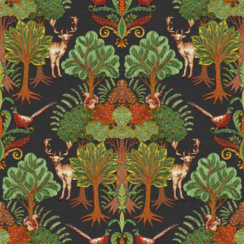 Luxus vlies tapéta, fák, állatok, TP422306, Tapestry, Design ID
