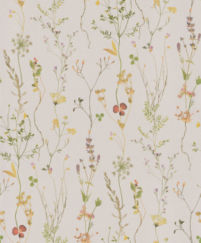 Bézs vlies tapéta réti virágokkal, 221342, Botanical, BN Walls