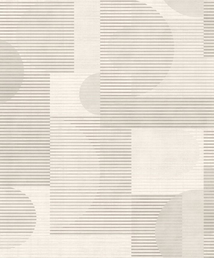 Fehér-szürke geometrikus vlies tapéta, AL26280, Allure, Decoprint
