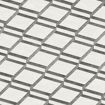 Geometria mintás luxus vlies tapéta BL22730, Squares, Blooming, Decoprint