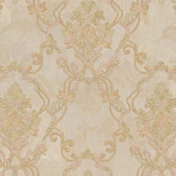 Luxus arany-bézs barokk tapéta, M69905, Splendor, Zambaiti Parati