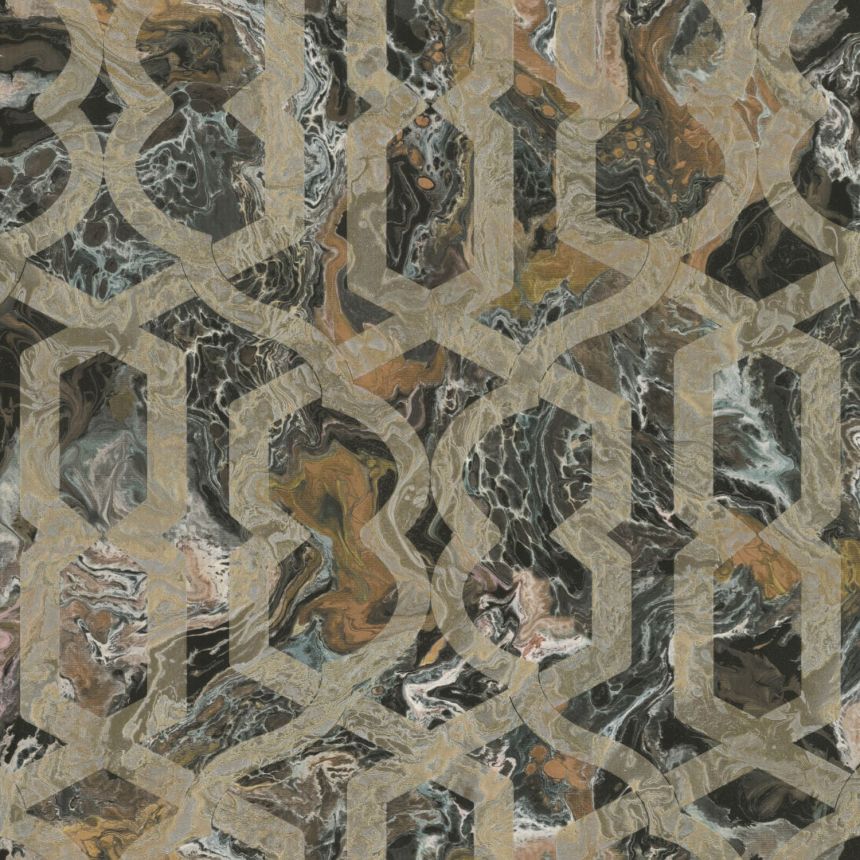 Luxus geometrikus márvány tapéta, M69914, Splendor, Zambaiti Parati