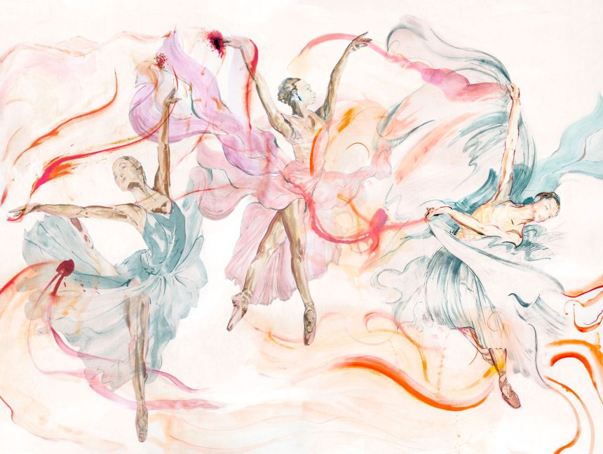 Vlies grafikus fotótapéta, Balett-táncosnő, ML2201, Mural Young Edition, Grandeco