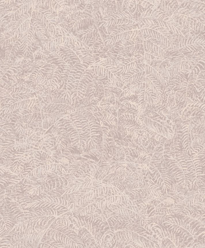 Rózsaszín vlies tapéta, gallyak, levelek,  M49803, Botanique, Ugepa