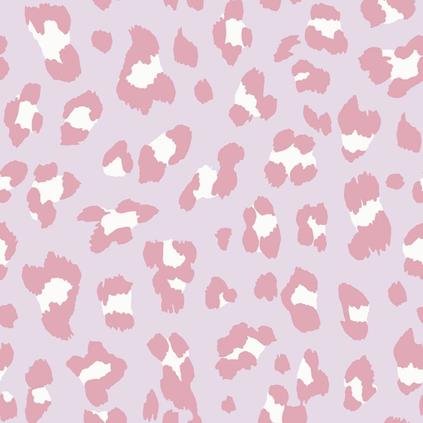 Rózsaszín vlies tapéta, leopárdbőr, 118724, Envy