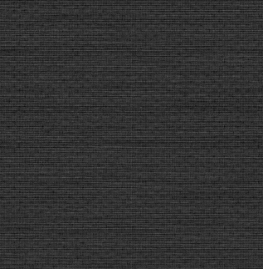 Egyszínű fekete vlies tapéta, szövetutánzat, 120896, Envy