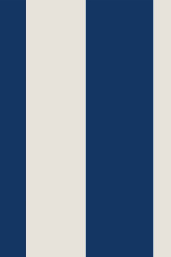 Fehér-kék vlies csíkos tapéta, 118550, Joules, Graham&Brown