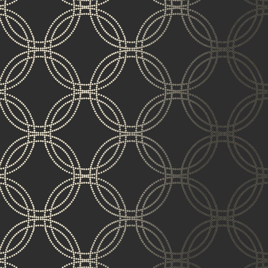 Fekete-arany geometrikus vlies tapéta, 120141, Vavex 2025