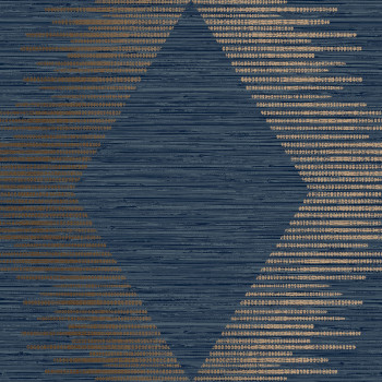 Kék geometrikus vlies tapéta, 120721, Vavex 2025