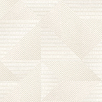 Luxus fehér geometrikus vlies tapéta, TP422971, Exclusive Threads, Design ID