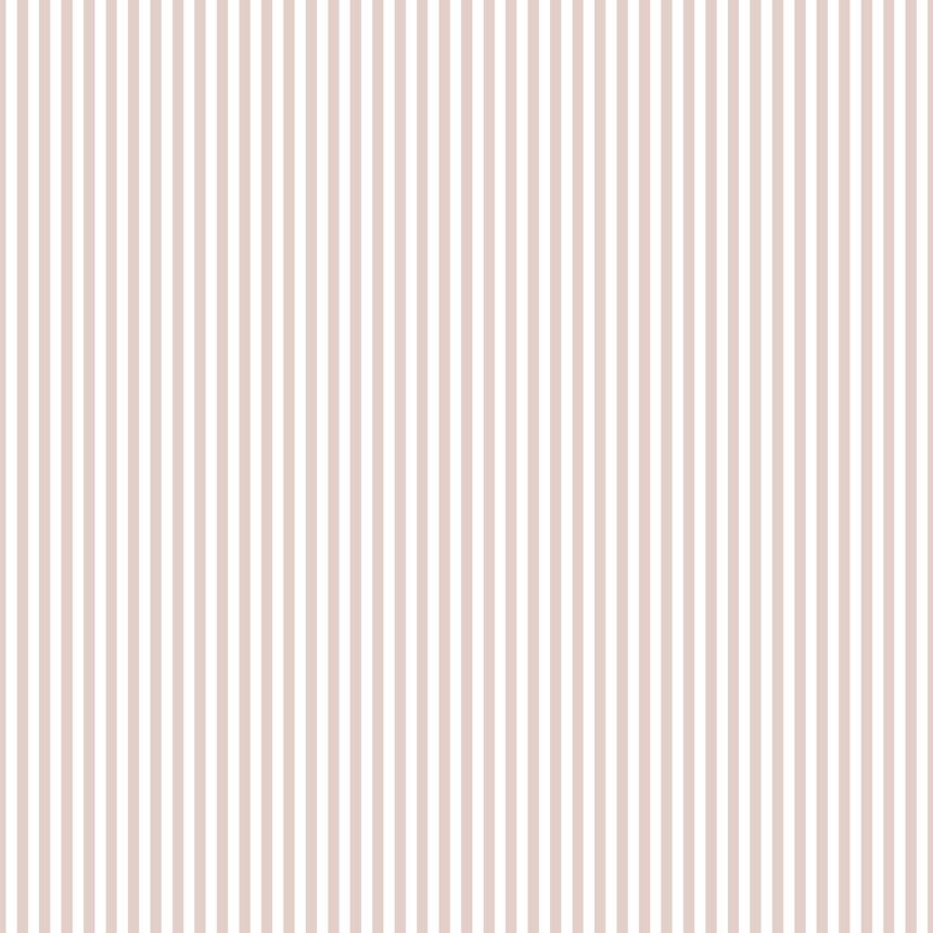 Rózsaszín-fehér vlies csíkos tapéta, 14868, Happy, Parato