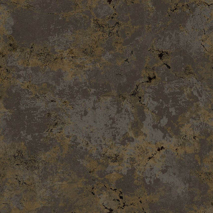 Fekete-arany gyapjú tapéta, stukkó, beton, 16682, Friends & Coffee, Cristiana Masi by Parato