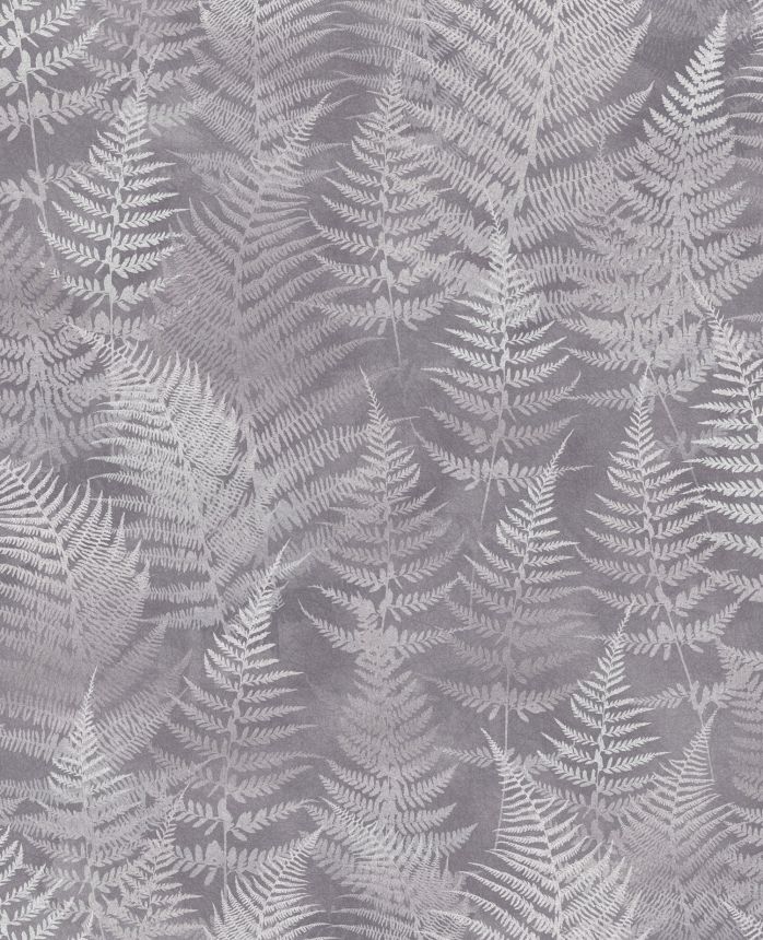 Szürke-ezüst vlies tapéta, páfránylevél, 120368, Wiltshire Meadow, Clarissa Hulse