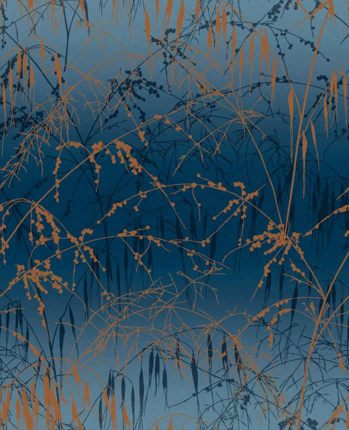 Kék vlies tapéta, fű, 120380, Wiltshire Meadow, Clarissa Hulse