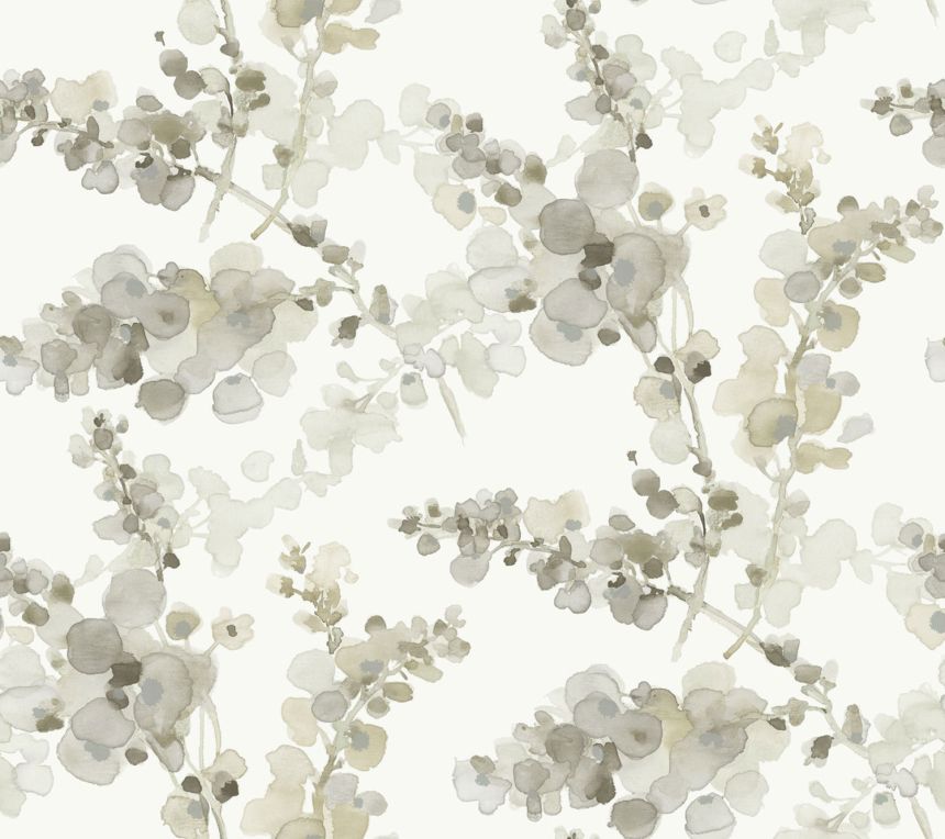 Bézs-szürke virágos vlies tapéta, EV3973, Candice Olson Casual Elegance, York