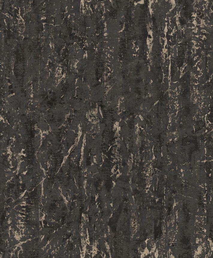 Luxus fekete vlies tapéta textúrával, 57608, Aurum II, Limonta