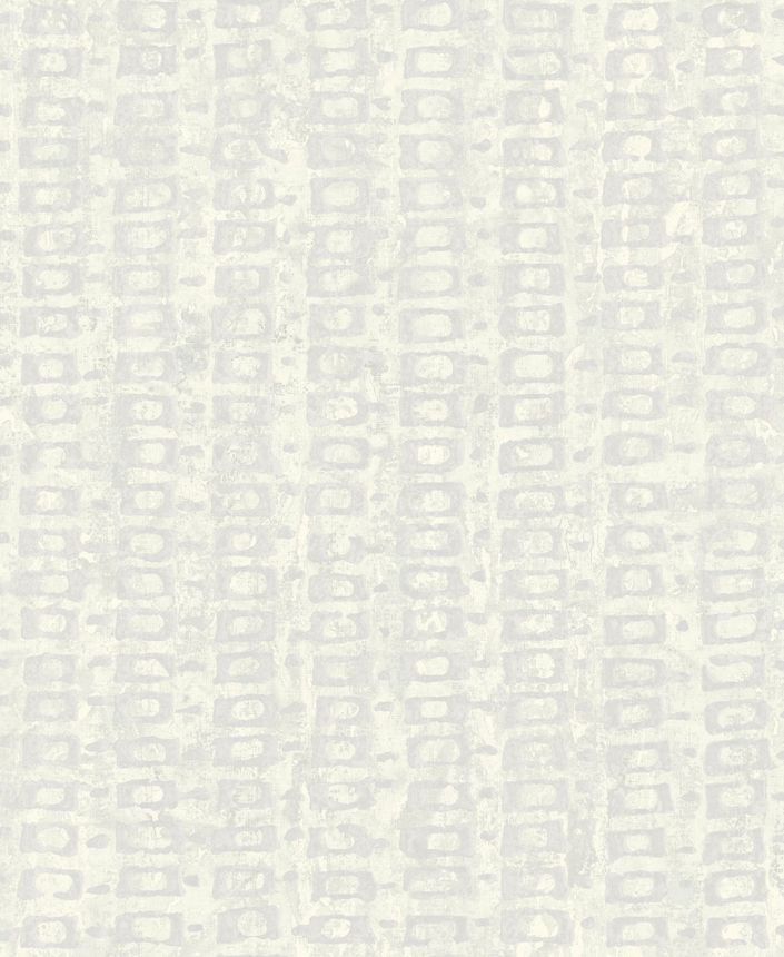 Luxus fehér geometrikus vlies tapéta, 58711, Aurum II, Limonta