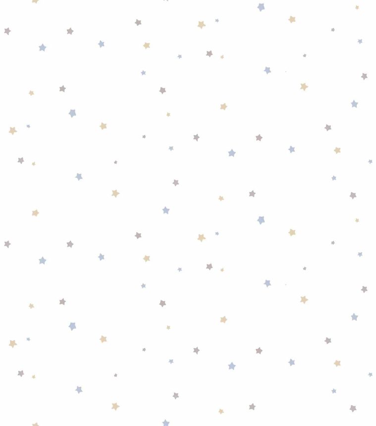 Fehér vlies tapéta csillagokkal, 17162, MiniMe, Cristiana Masi by Parato