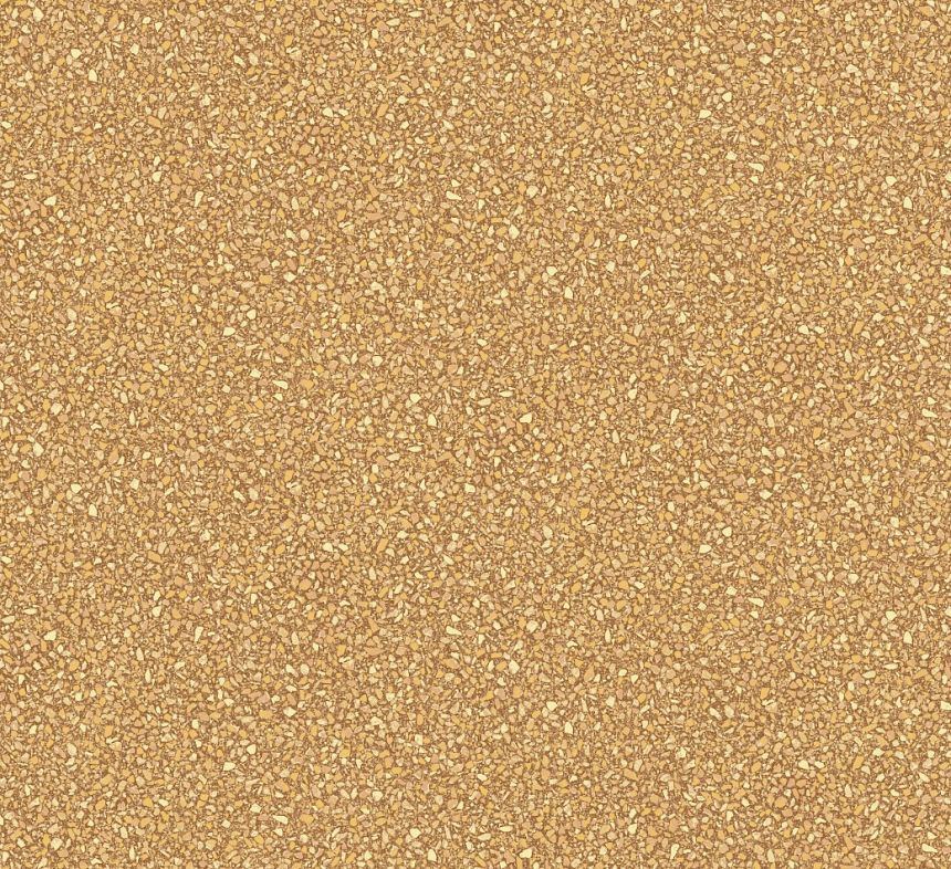 Vlies tapéta, sárga, kő, terrazzo, ROC002, Rock, Masureel