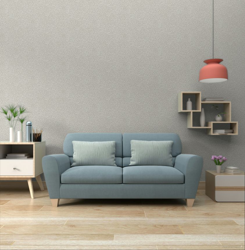 Vlies tapéta, szürke, kő, terrazzo, ROC008, Rock, Masureel