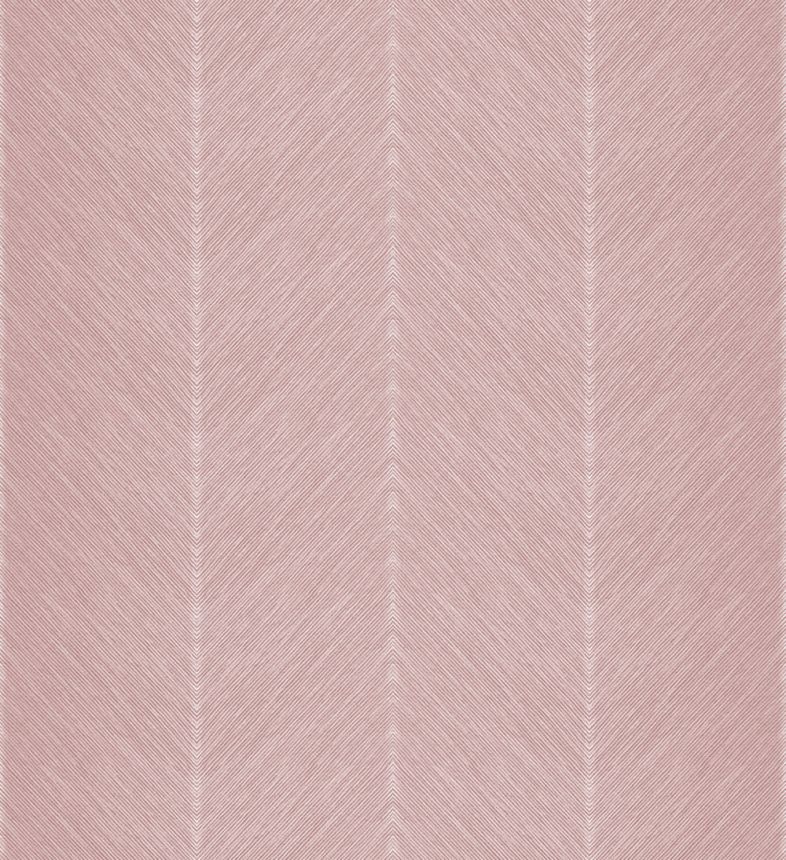 Rózsaszín vlies tapéta, cikk-cakk minta, M1803-2, Mika,  ICH Wallcoverings