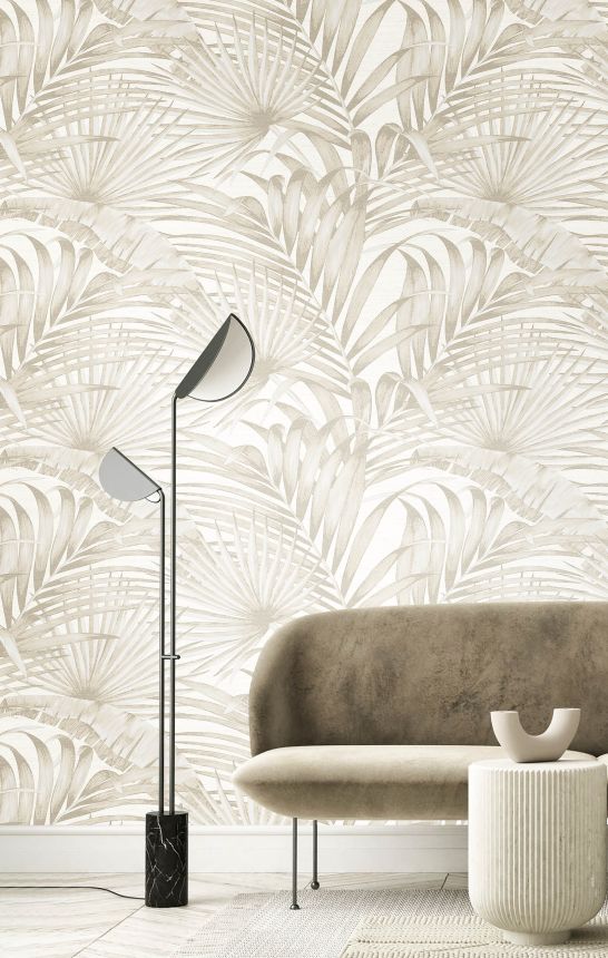 Luxus vlies tapéta, krém, levelek, 42201, Aura, Cristiana Masi by Parato