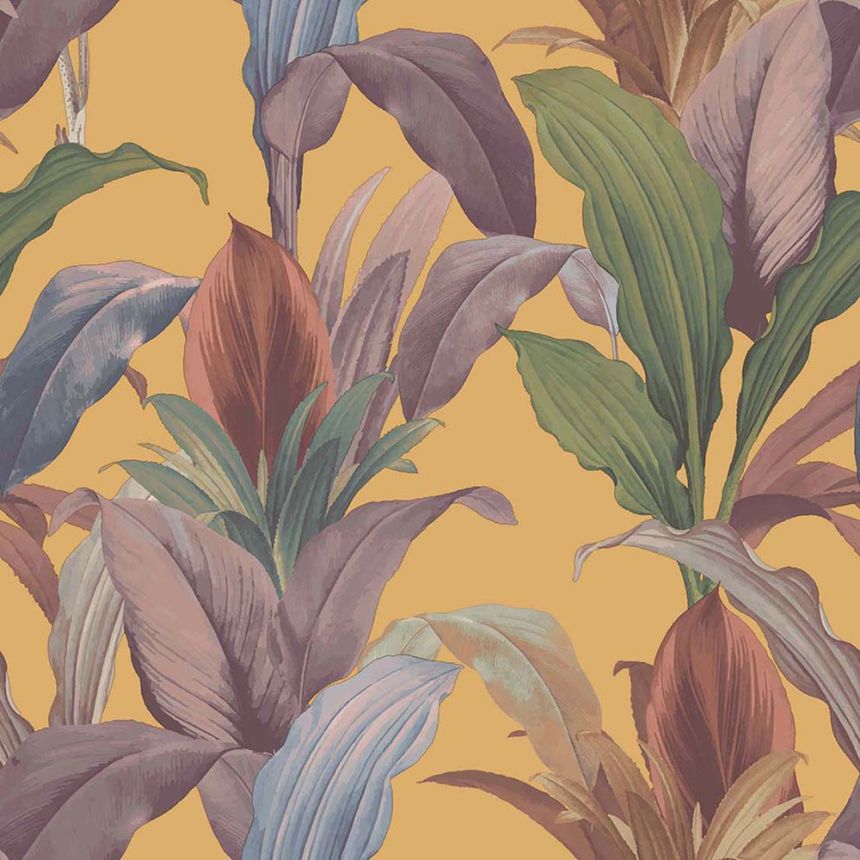 Vlies tapéta, okker, levelek, 15517, Botany House, Cristiana Masi by Parato