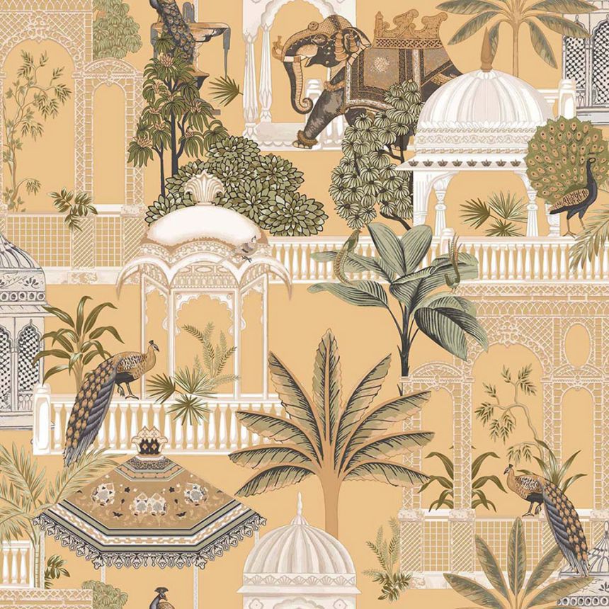 Vlies tapéta, okker, kert, 15538, Botany House, Cristiana Masi by Parato