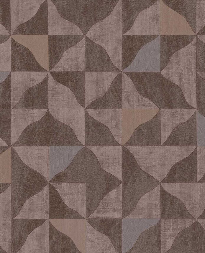 Geometrikus vlies tapéta, barna, 340323, Sensory Eijffinger