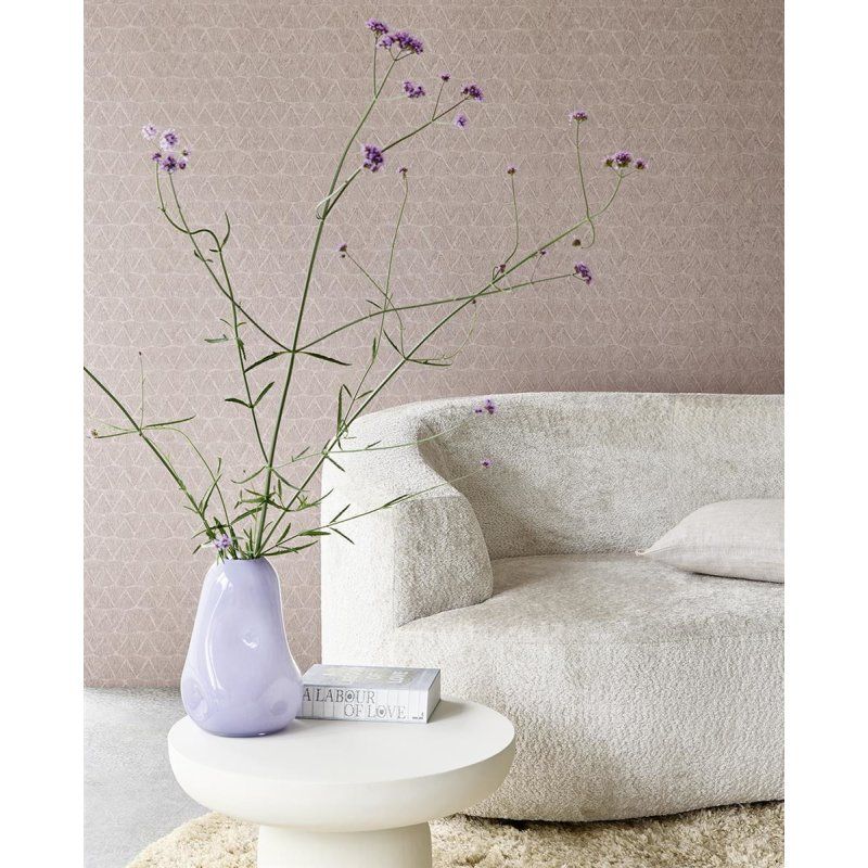 Geometrikus vlies tapéta, krém-ezüst, 340340, Sensory Eijffinger