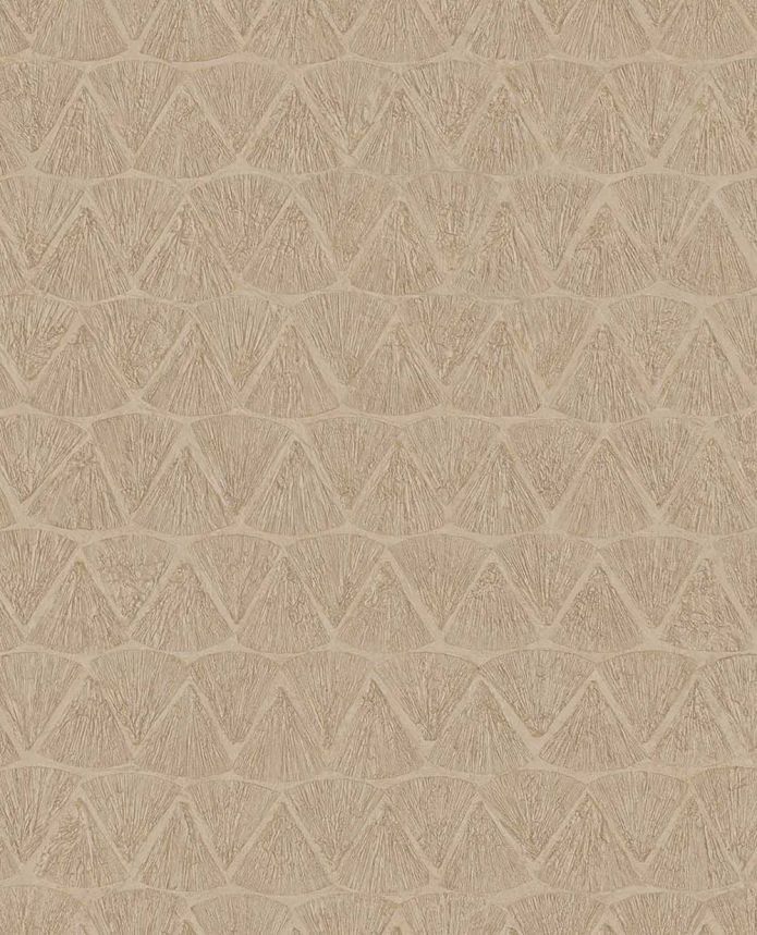 Geometrikus vlies tapéta, barna, 340343, Sensory Eijffinger