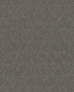 Geometrikus vlies tapéta, barna, 340347, Sensory Eijffinger