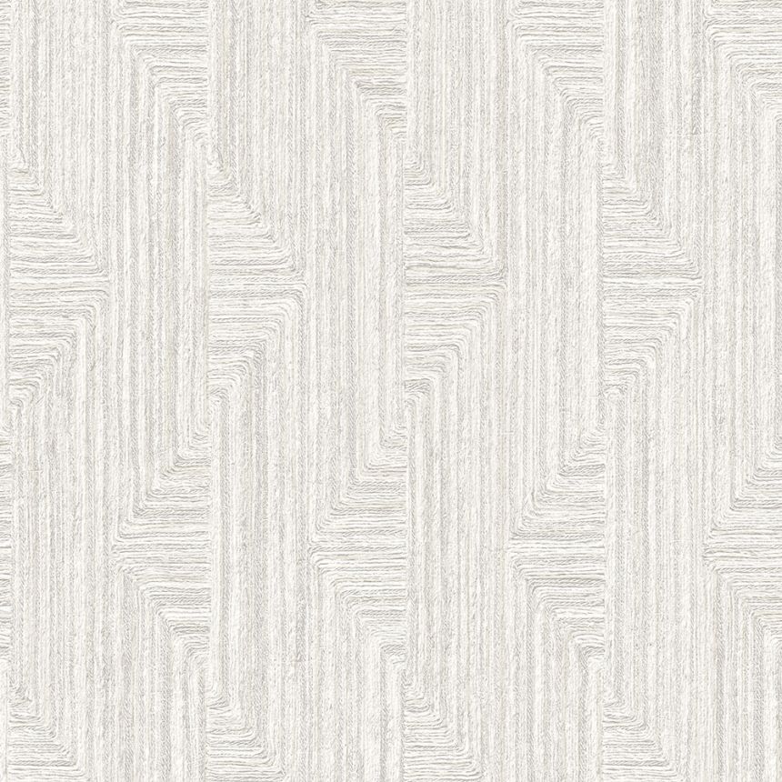 Geometrikus vlies tapéta, fehér-szürke, SA524011, Santa Fe, Design ID