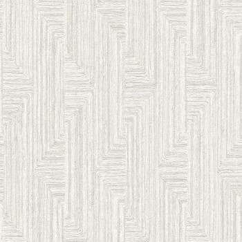 Geometrikus vlies tapéta, fehér-szürke, SA524011, Santa Fe, Design ID