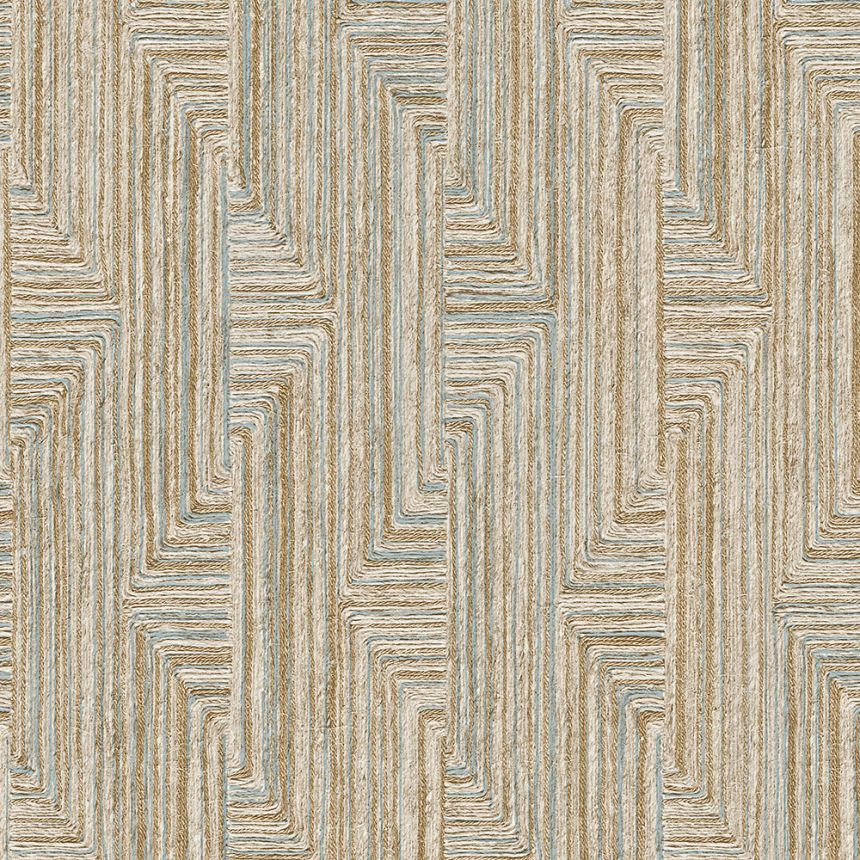 Geometrikus vlies tapéta, bézs-szürke, SA524015, Santa Fe, Design ID