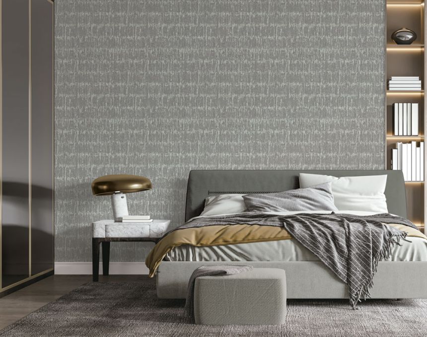 Vlies tapéta, szürke, textúra, SA524034, Santa Fe, Design ID